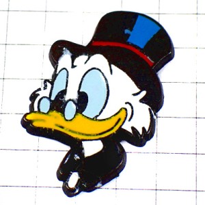 ピンバッジ・スクルージマクダックおじさんディズニー PICSOU SCROOGE MCDUCK DISNEY