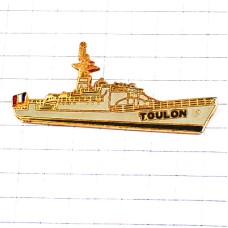 ピンバッジ・ツーロン軍艦ミリタリー海軍マリーン船