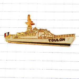 ピンバッジ・ツーロン軍艦ミリタリー海軍マリーン船