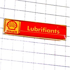 ピンバッジ・シェル石油の貝のマーク赤 SHELL LUBRIFIANTS ENGLAND