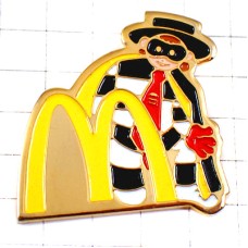 ピンバッジ・マクドナルドＭハンバーグラー