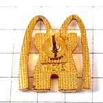 ピンバッジ・マクドナルドＭ金色ゴールド城砦の塔