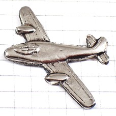 お買得ピンバッジ・銀色シルバー飛行機ミリタリー戦闘機旅客機