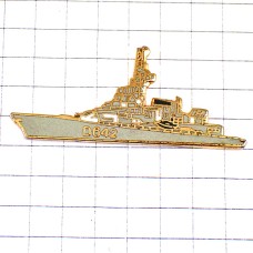 ピンバッジ・モンカルム駆逐艦フリゲート軍艦フランス軍ミリタリー FREGATE MONTCALM FRANCE FRIGATE D642