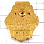 ピンバッジ・タグホイヤー腕時計ゴールド金色 TAG-HEUER SWISS
