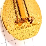 ブローチ・プワゾン香水クリスチャンディオール金色ゴールド壜型 CHRISTIAN-DIOR DOLCE-VITA FRANCE