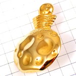 ブローチ・プワゾン香水クリスチャンディオール金色ゴールド壜型 CHRISTIAN-DIOR DOLCE-VITA FRANCE