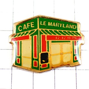ピンバッジ・カフェ店の外観メリーランド