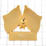 ピンバッジ・交差するフランス国旗アメリカ星条旗グルノーブル USA FRANCE FLAG