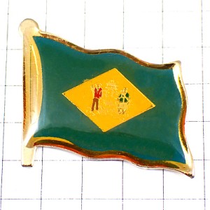 ピンバッジ・デラウェア州旗1787年アメリカ/米国 USA FLAG DELAWARE