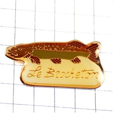 ピンバッジ・茶色い魚フィッシング釣り