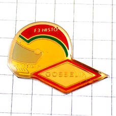 ピンバッジ・ゴスランF3レース車ヘルメット