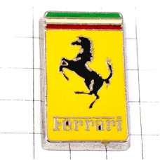 ピンバッジ・フェラーリ黒馬ロゴ車エンブレム
