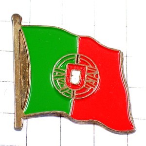 ピンバッジ・ポルトガル国旗 PORTUGAL FLAG