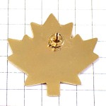 ピンバッジ・カナダ国旗の赤い楓カエデの葉CANADA