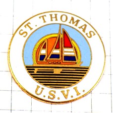 ピンバッジ・サントマス太陽ヨット船ボート ST-THOMAS