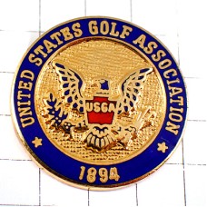 ピンバッジ・アメリカ/USAゴルフ協会わし鷲イーグル鳥1894年 UNITED-STATES-GOLF-ASSOCIATION