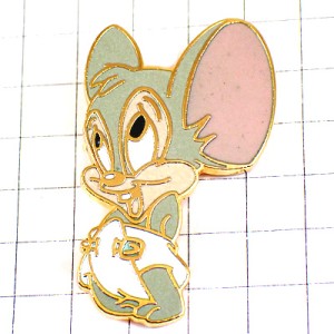 ピンバッジ・赤ちゃんネズミおむつ付きワーナー漫画 SNEEZER LOONEY-TINY-TOONS WARNER