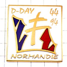 ピンバッジ・ロレーヌ十字ノルマンディ上陸作戦50周年Ｄデイ 1944 NORMANDIE D-DAY DEBARQUEMENT
