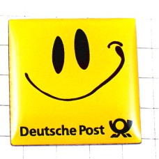 ピンバッジ・ニコちゃんマーク笑顔ドイツ郵便局 SMILEY DEUTSCHE-POST GERMANY