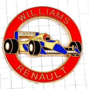 ピンバッジ・ルノーF1車キャノン社キャメル煙草 WILLIAMS RENAULT FRANCE