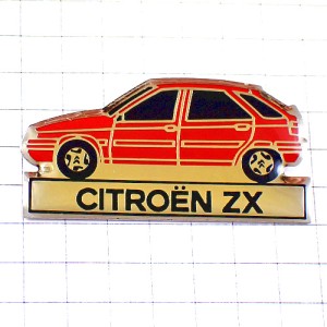 ピンバッジ・シトロエンZX赤い車 CITROEN CITROEN-ZX FRANCE