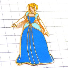ピンバッジ・シンデレラ姫ディズニープリンセス青いドレス CINDERELLA PRINCESS DISNEYLAND-PARIS