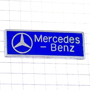 ピンバッジ・メルセデスベンツ車ロゴ青エンブレム MERCEDES-BENZ GERMANY