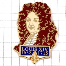 ピンバッジ・ルイ１４世の肖像ポートレート VERSAILLES LOUIS-XIV KING LOUIS-14 FRANCE