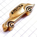 ピンバッジ・金色アンティークカー車ゴールド