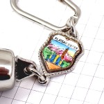 キーホルダー・ベル鐘プラトーダッシー銀色アルプス山脈シルバー  PLATEAU-D-ASSY CLOCHE FRANCE