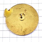 ピンバッジ・ニコちゃんマーク水玉バンダナ巻き SMILEY AMERICAN-MUSTARD USA