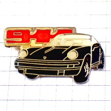 ピンバッジ・ポルシェ９１１黒い車 PORSCHE-911 GERMANY