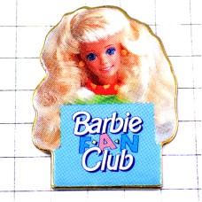 ピンバッジ・バービー人形ファンクラブ金髪 BARBIE FAN-CLUB MATTEL