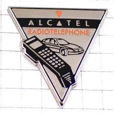 ピンバッジ・無線電話アルカテル携帯電話自動車電話 ALCATEL RADIO-TELEPHONE FRANCE