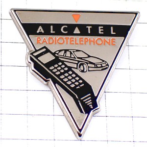 ピンバッジ・無線電話アルカテル携帯電話自動車電話 ALCATEL RADIO-TELEPHONE FRANCE