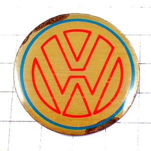 ピンバッジ・フォルクスワーゲンVW丸ロゴ車 VW VOLKSWAGEN GERMANY