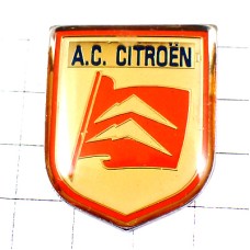 ピンバッジ・シトロエン赤いロゴ車エンブレム旗の紋章 CITROEN LOGO FRANCE
