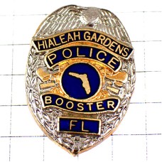 ピンバッジ・マイアミのハイアリア警察フロリダ州アメリカ/USA HIALEAH MIAMI FLORIDA USA BOOSTER