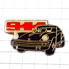 ピンバッジ・ポルシェ９１１黒い車 PORSCHE-911 GERMANY