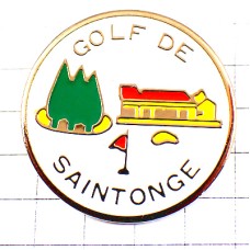 ピンバッジ・ゴルフ場の赤い旗 SAINTONGE FRANCE