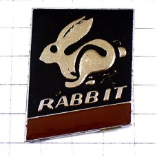 ピンバッジ・走るウサギ兎うさぎ RUNNING-RABBIT ピンバッジ・走るウサギ兎うさぎ RUNNING-RABBIT