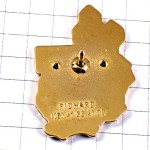 ピンバッジ・緑色クルーズ県の形