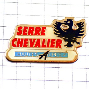 ピンバッジ・ワシ鷲イーグル紋章の鳥 SERRE-CHEVALIER ALPS FRANCE