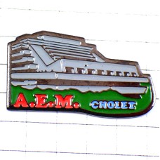 お買得ピンバッジ・灰色の建物 CHOLET FRANCE