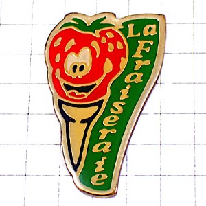 ピンバッジ・イチゴ苺ストロベリーのゴルフボール