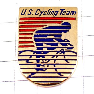 ピンバッジ・自転車サイクリング/USAアメリカチーム