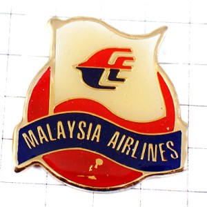 ピンバッジ・マレーシア航空エアライン旗 MALAYSIA-AIRLINES FLAG