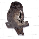 ピンバッジ・フクロウ鳥ミミズク蝶ネクタイの梟