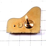 ピンバッジ・金色グランドピアノ音楽ゴールド楽器